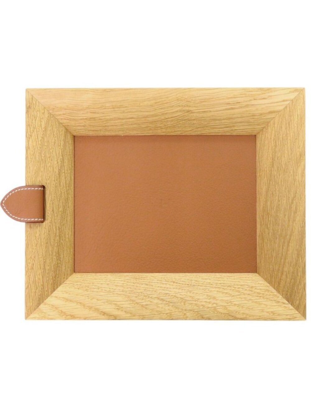 Hermes Vido Posh Rectangular Atrium Wood Taurillon Squirrel Gold Interior Tray